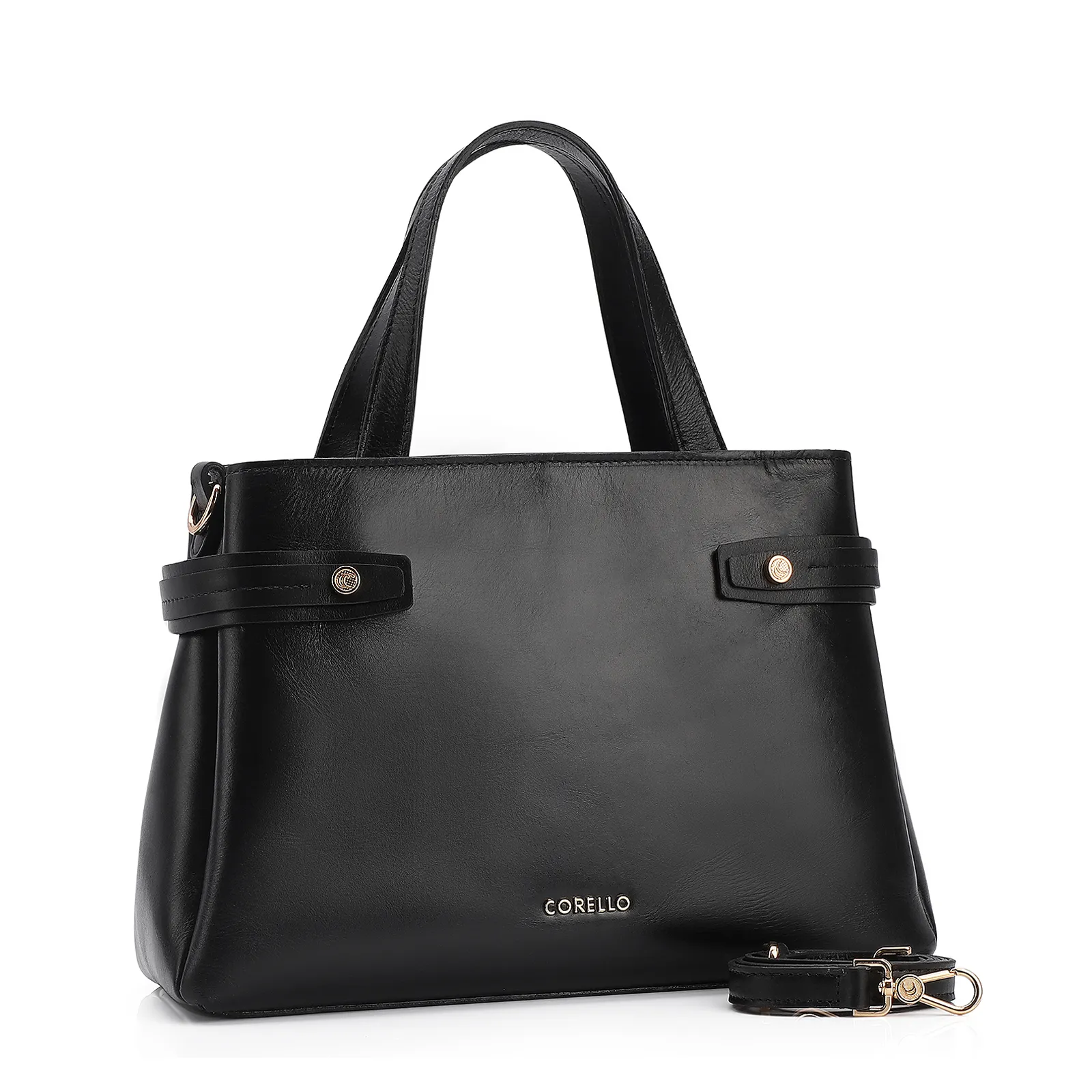 Bolsa Tote Couro Preto
