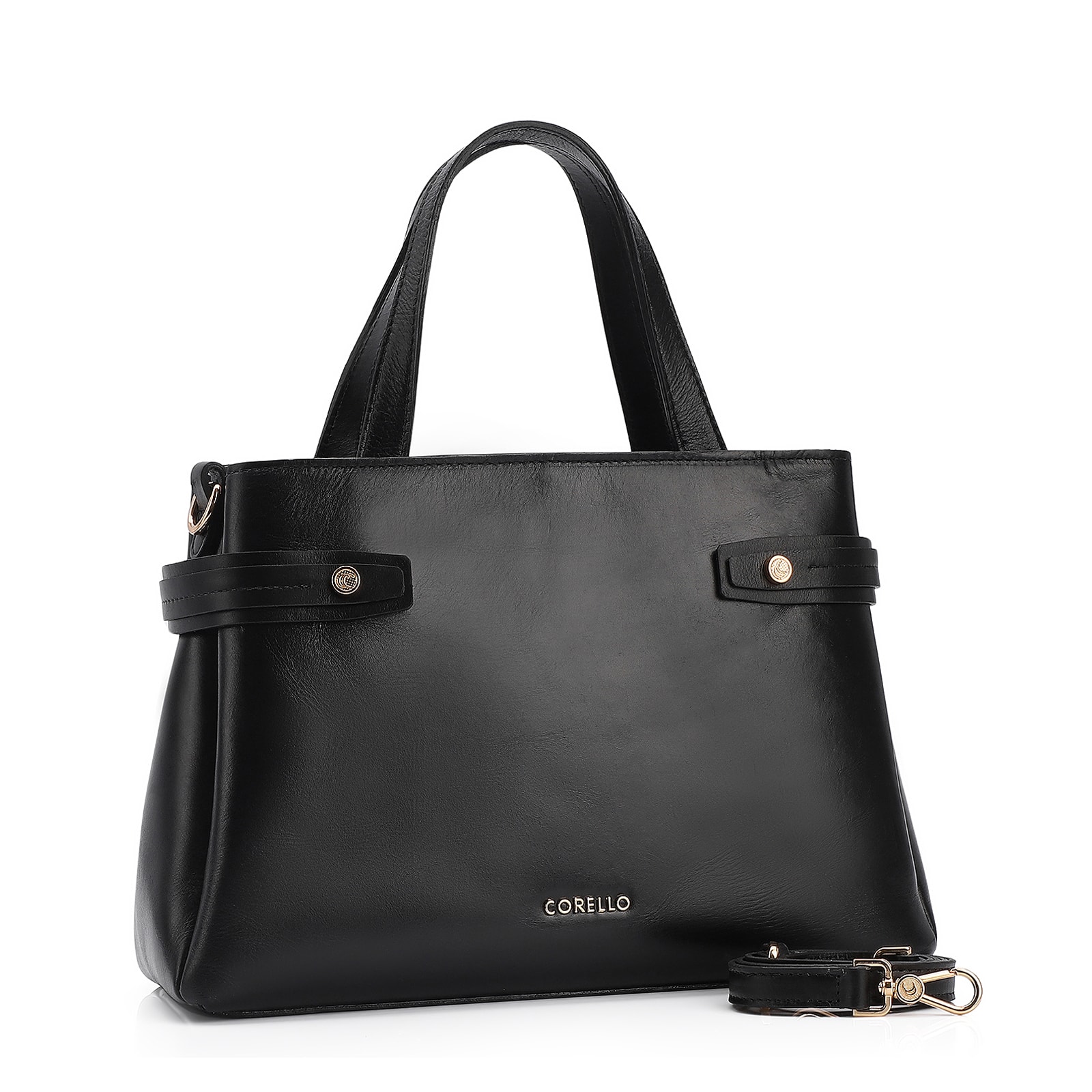 Bolsa Tote Couro Preto