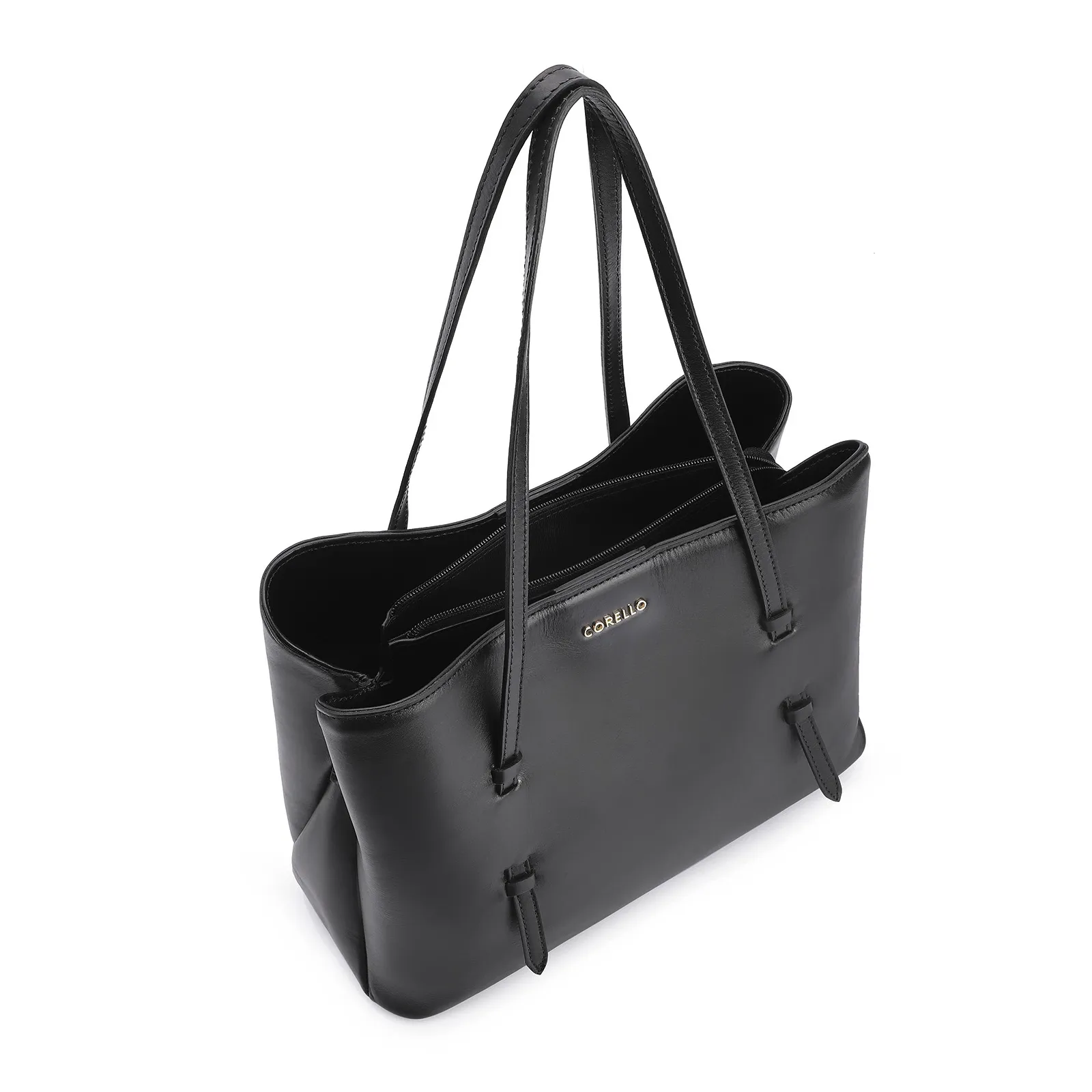 Bolsa Tote Couro Preto