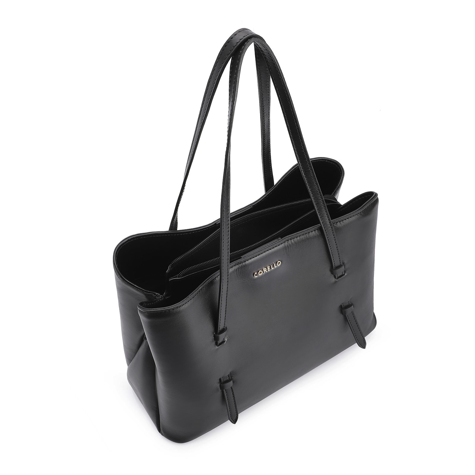 Bolsa Tote Couro Preto
