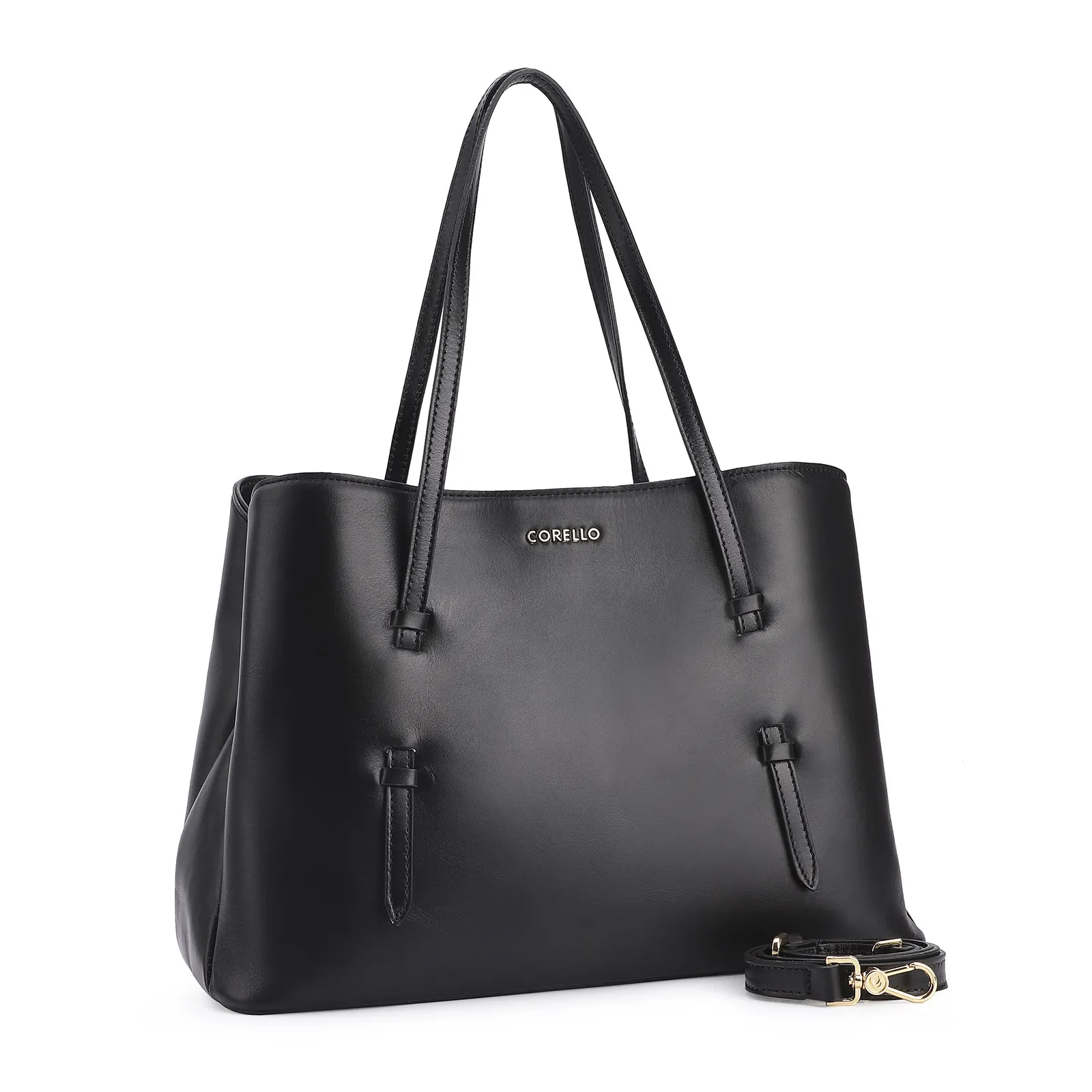 Bolsa Tote Couro Preto