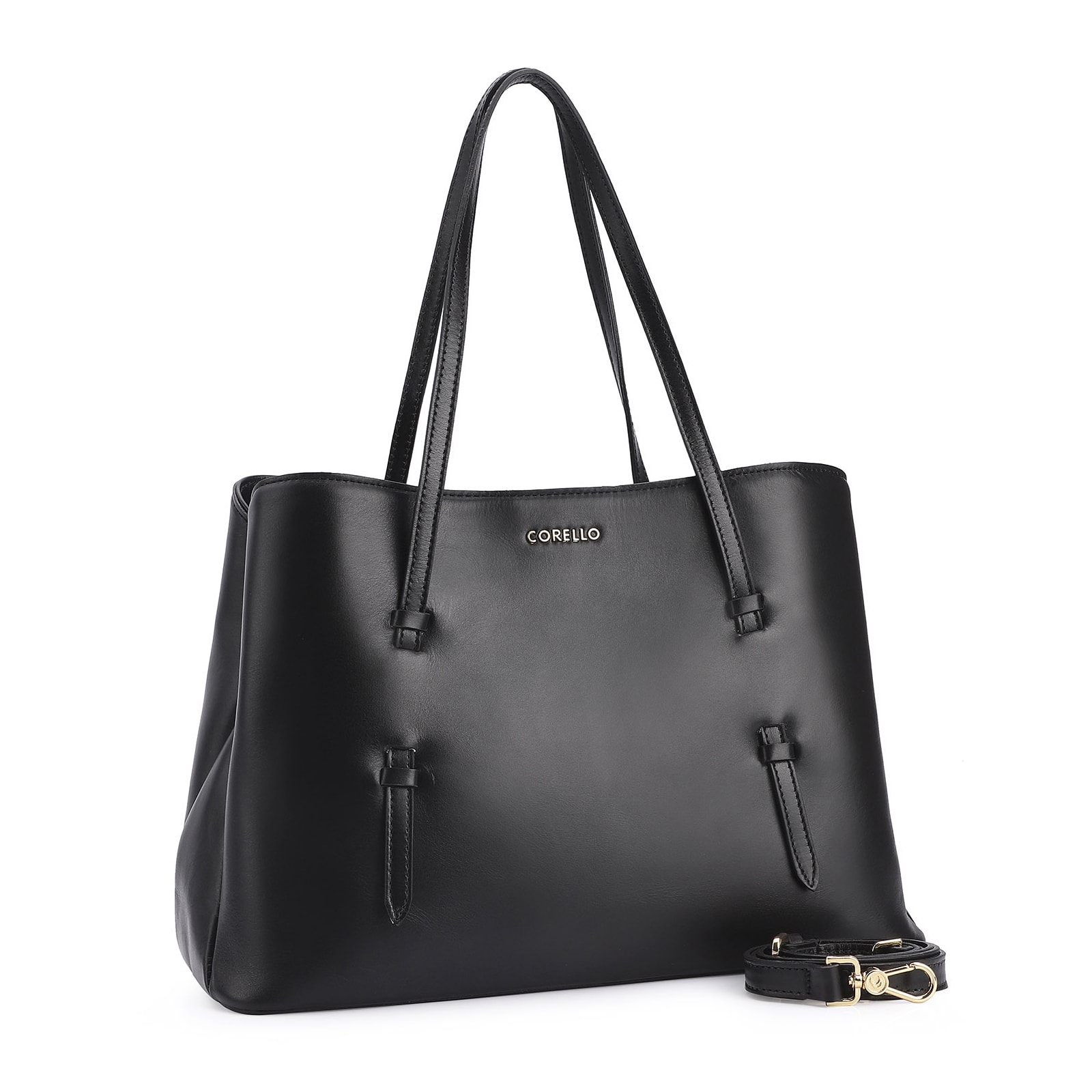 Bolsa Tote Couro Preto