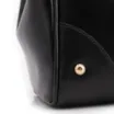 Bolsa Tote Couro Preto - imagem 6