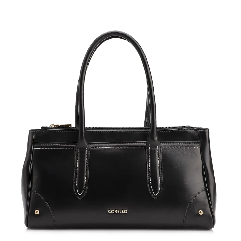 Bolsa Tote Couro Preto