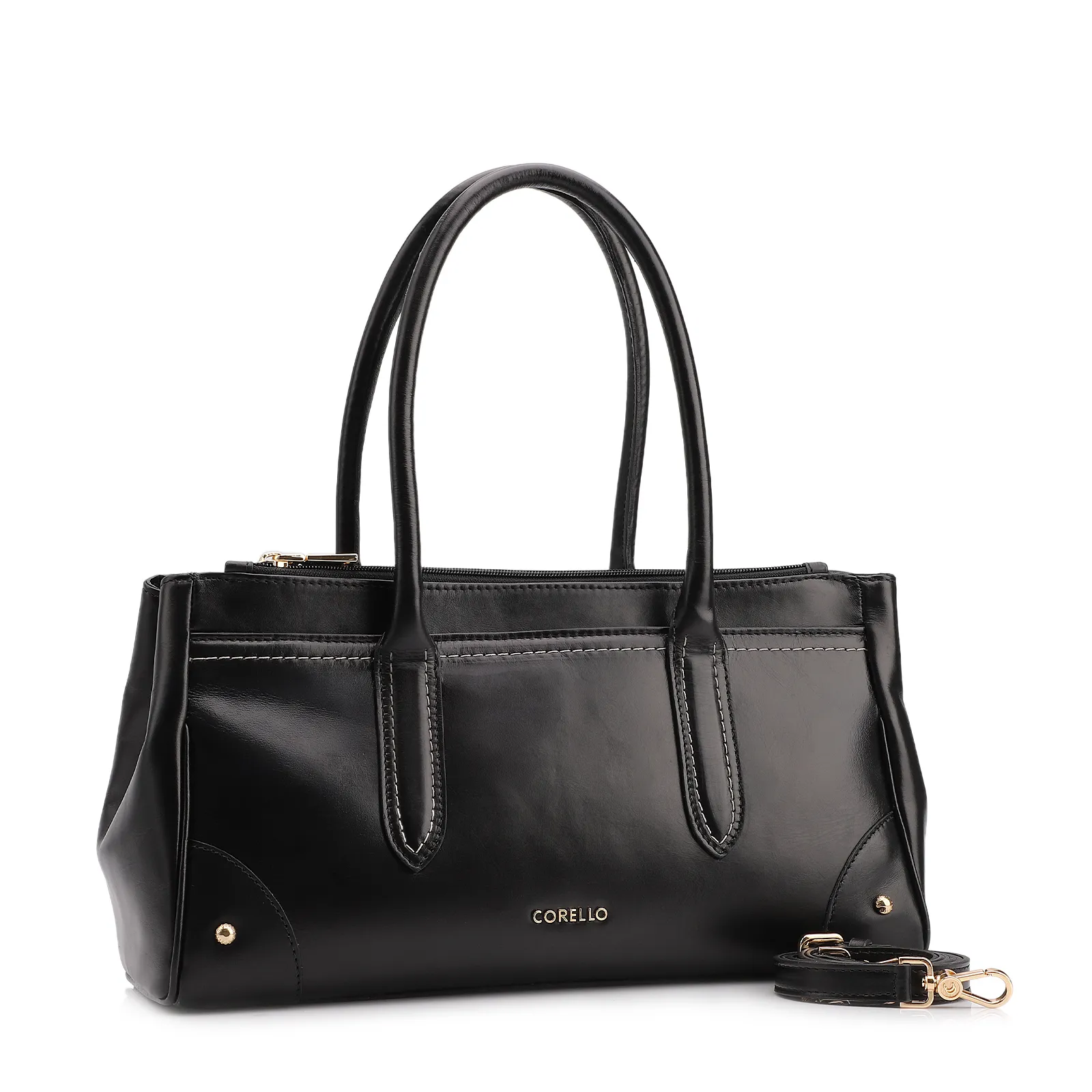 Bolsa Tote Couro Preto