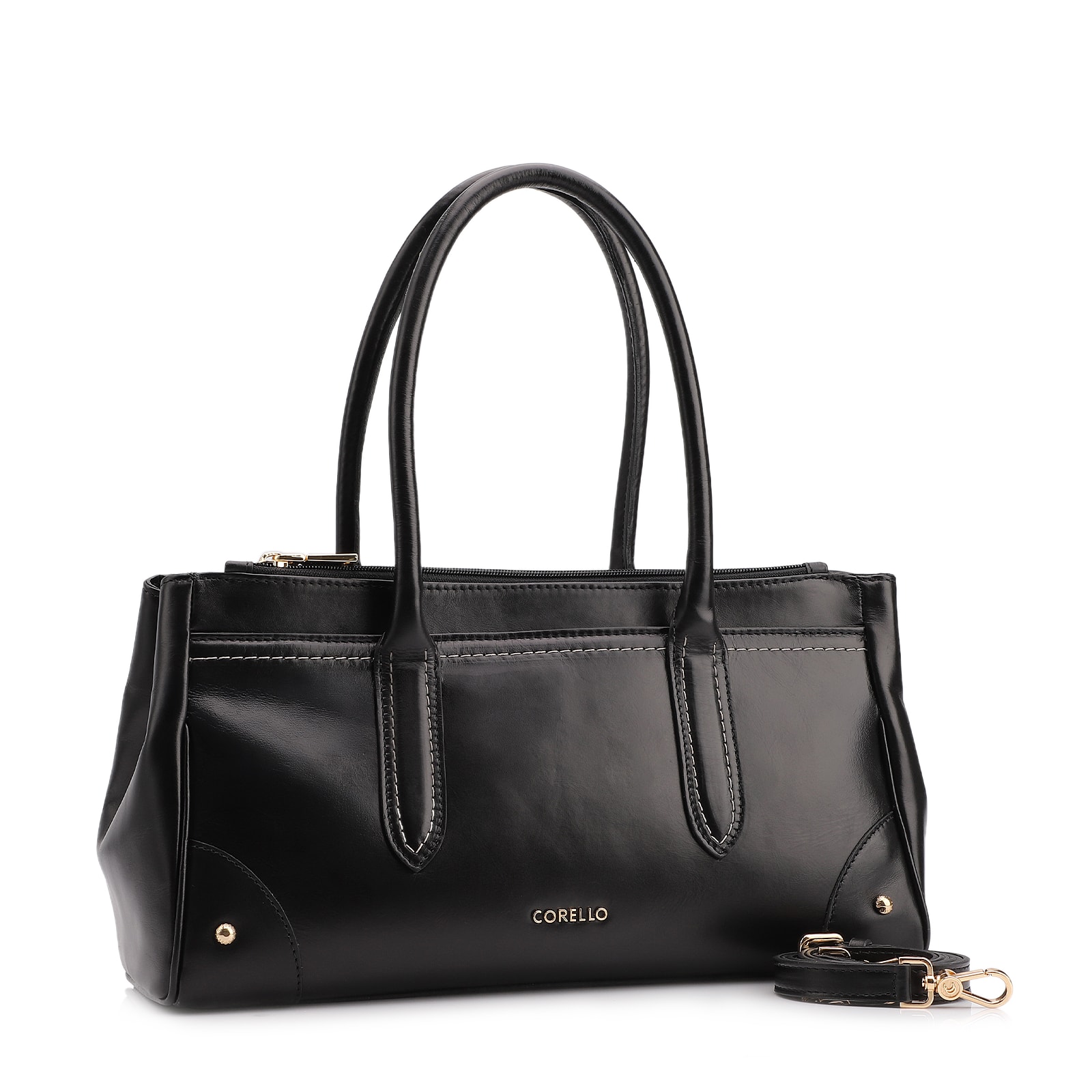 Bolsa Tote Couro Preto
