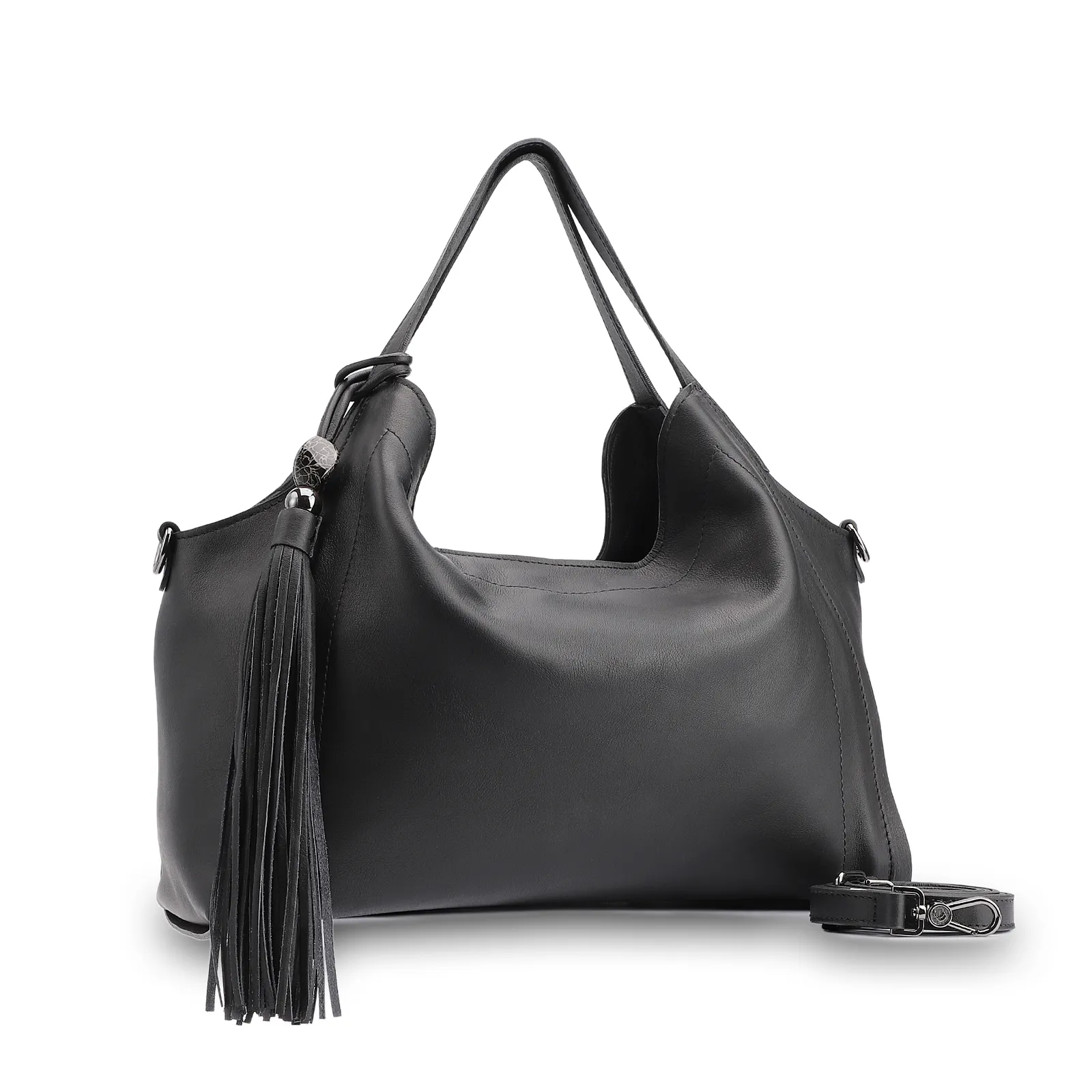 Bolsa Tote Couro Preto