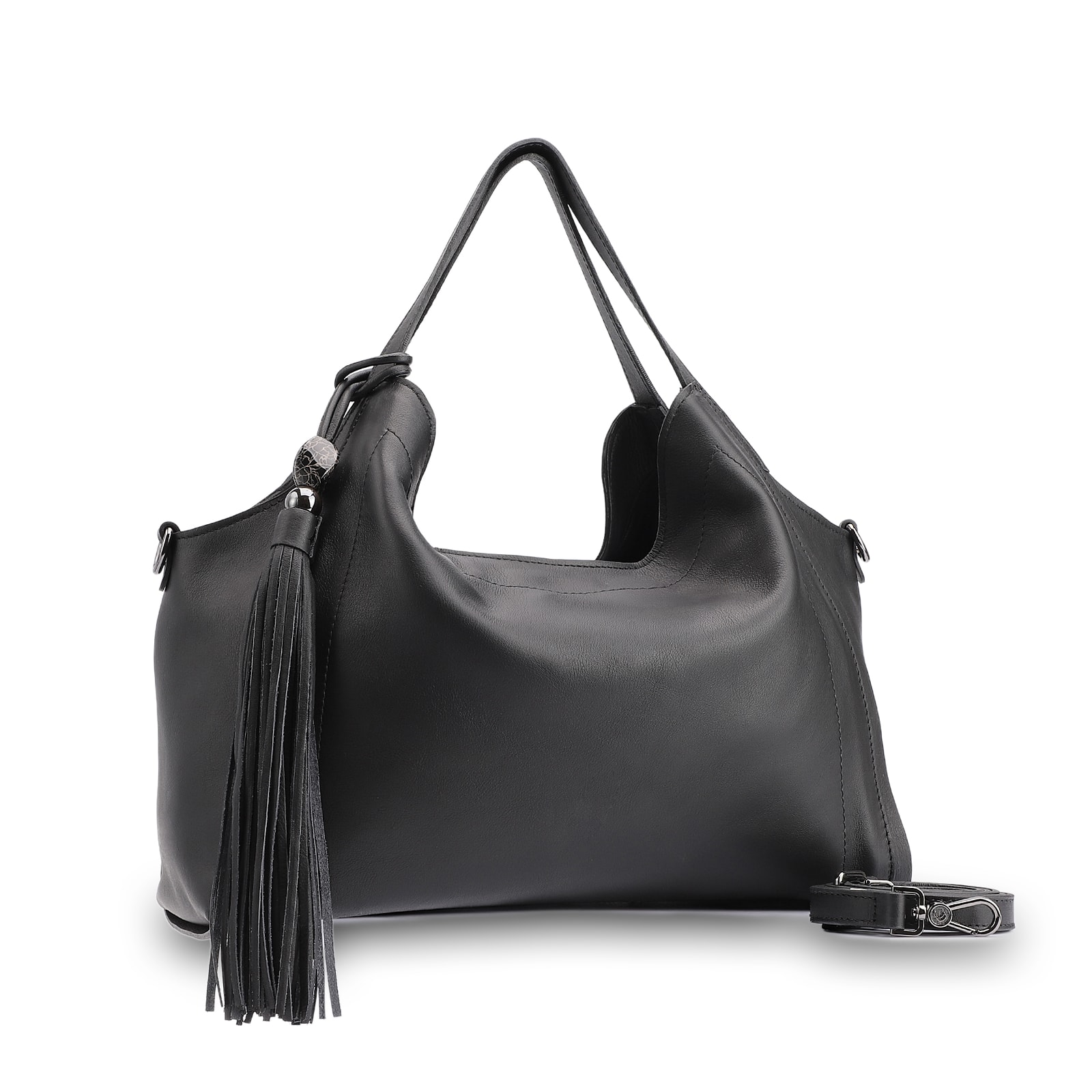 Bolsa Tote Couro Preto