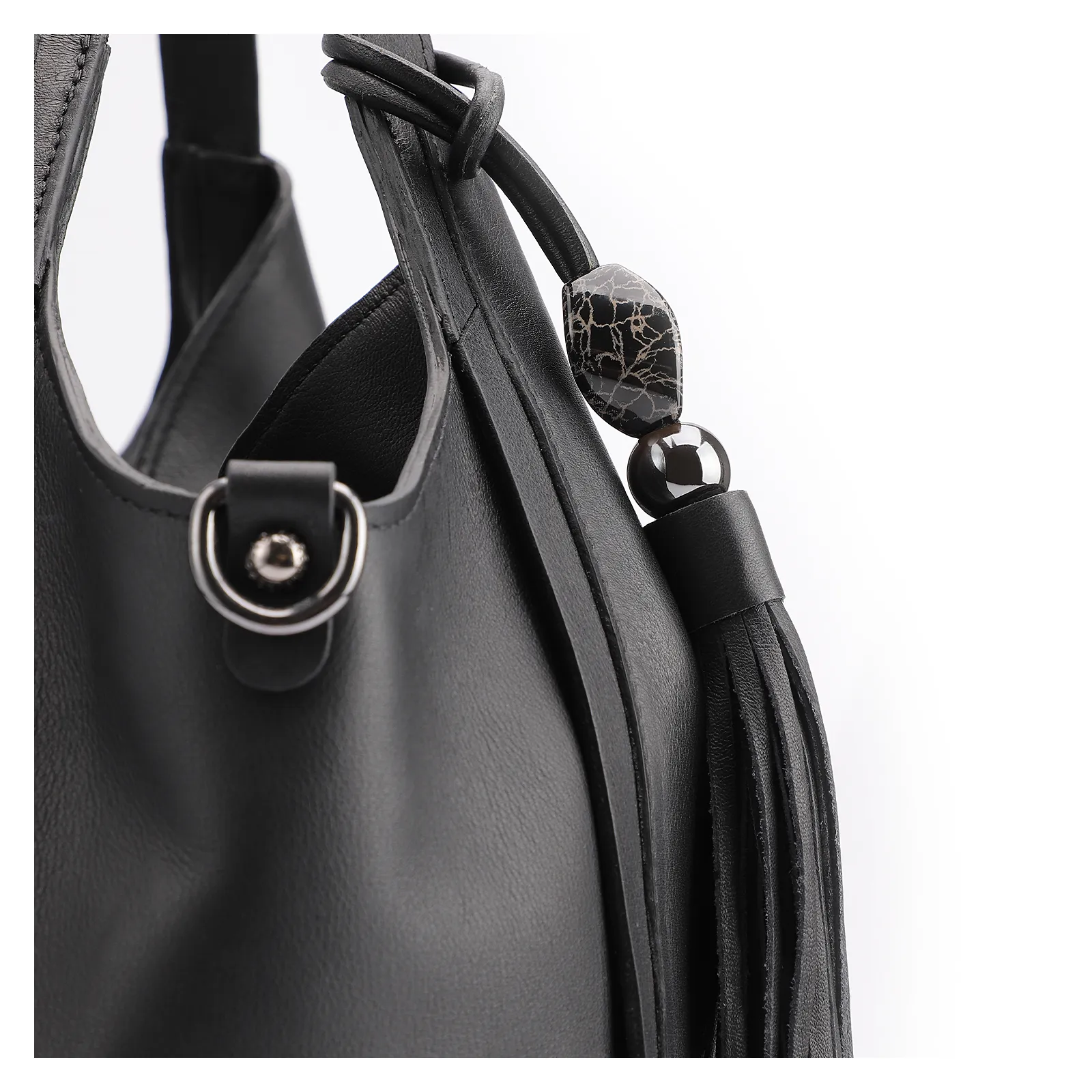 Bolsa Tote Couro Preto
