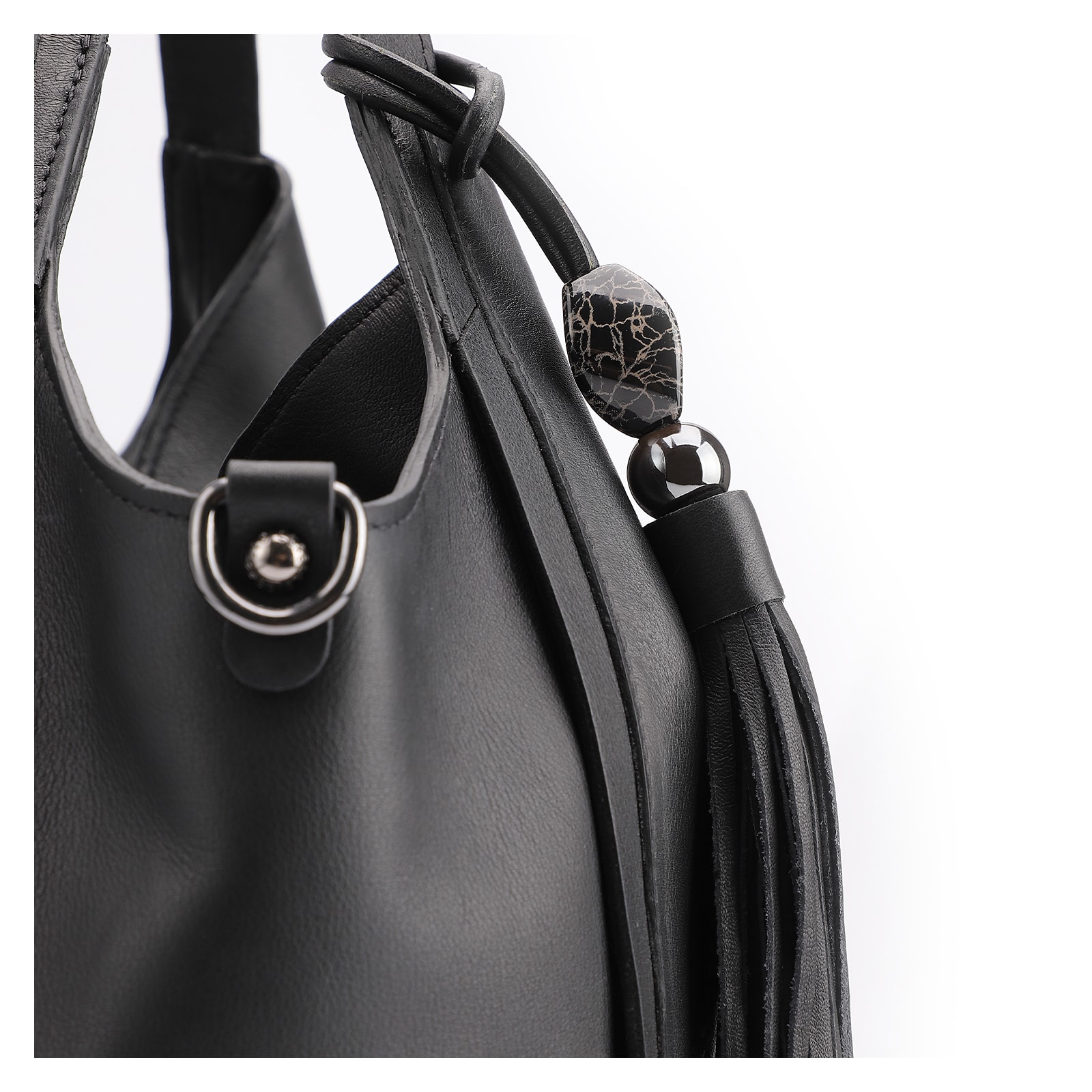 Bolsa Tote Couro Preto