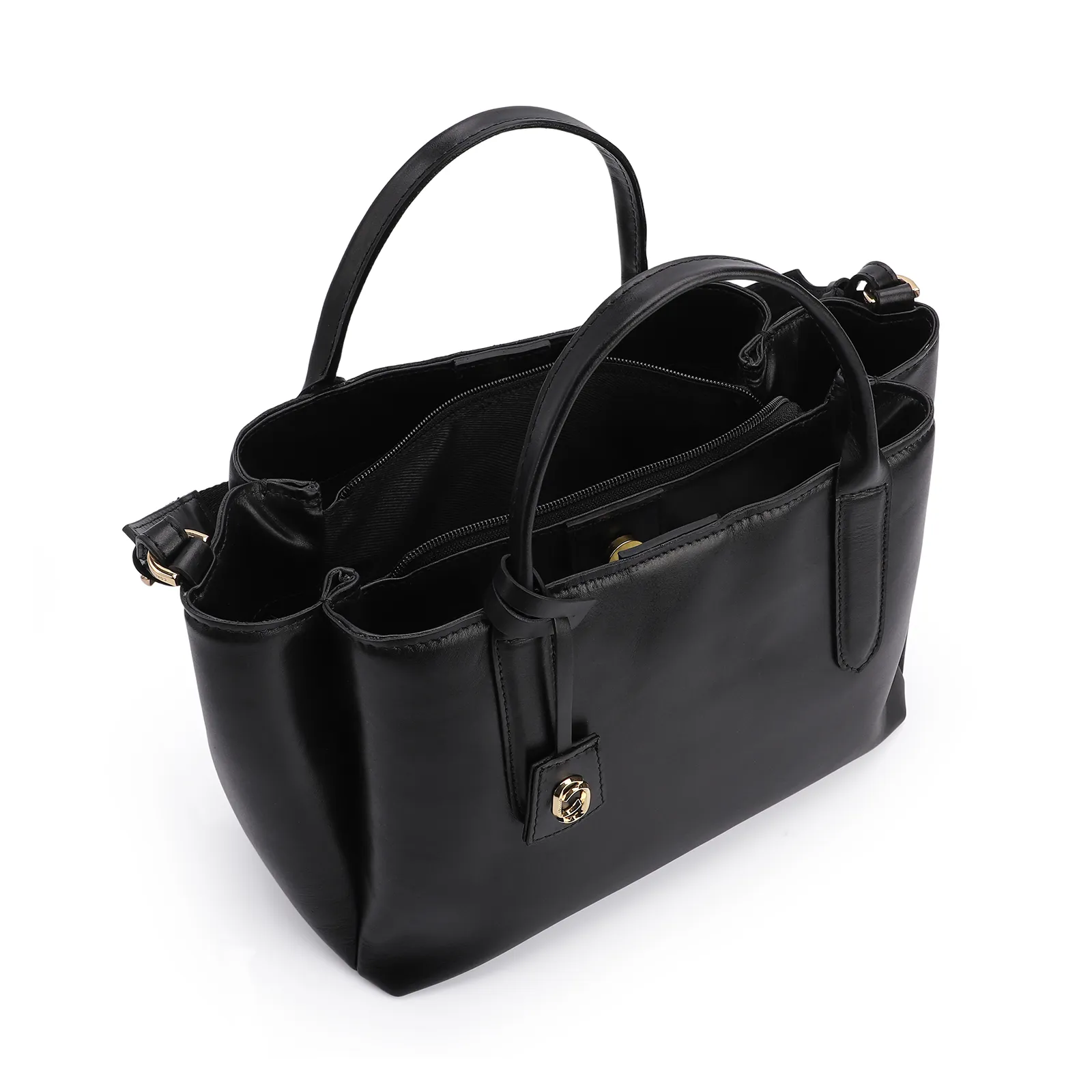 Bolsa Tote Couro Preto