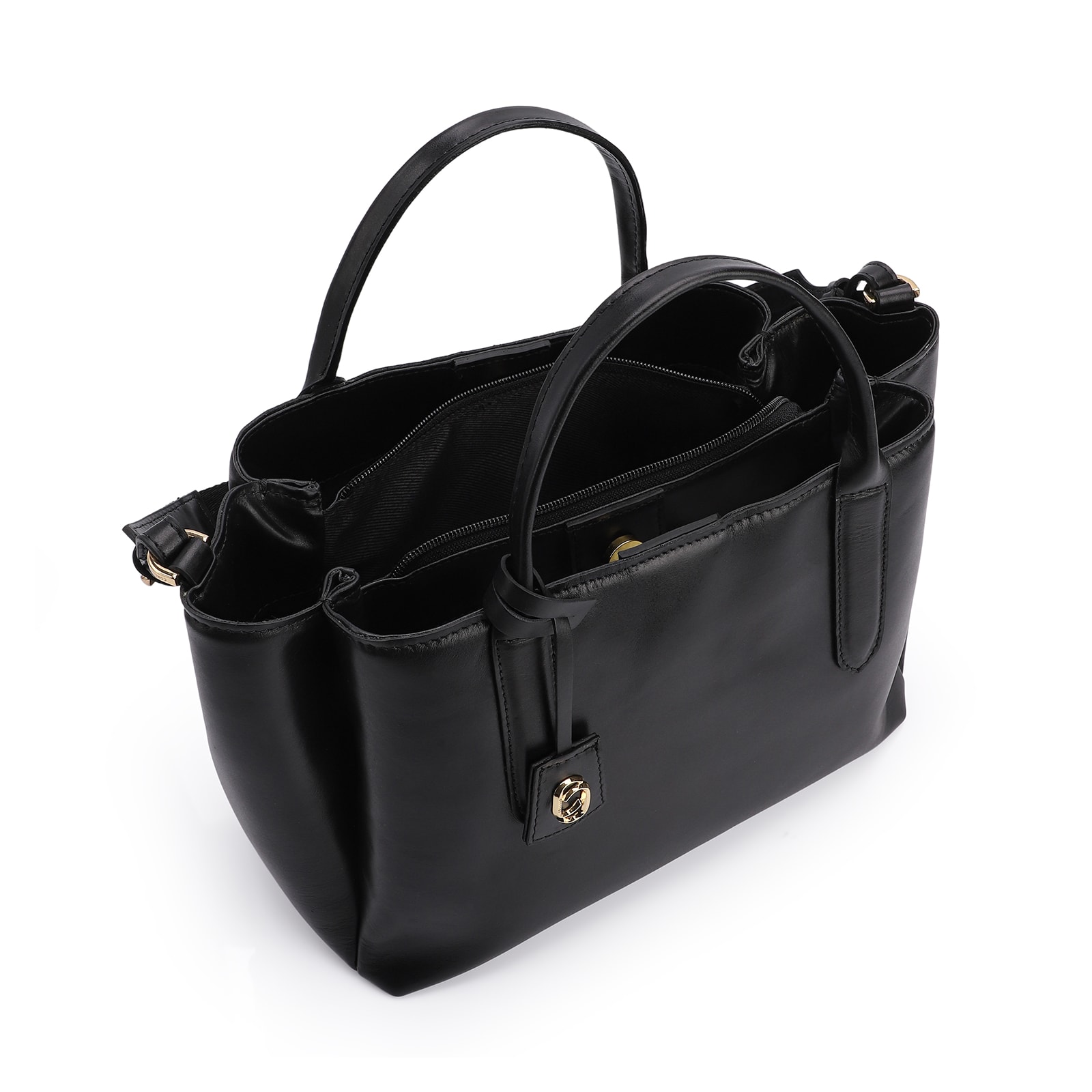 Bolsa Tote Couro Preto