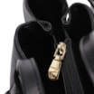 Bolsa Tote Couro Preto - imagem 5