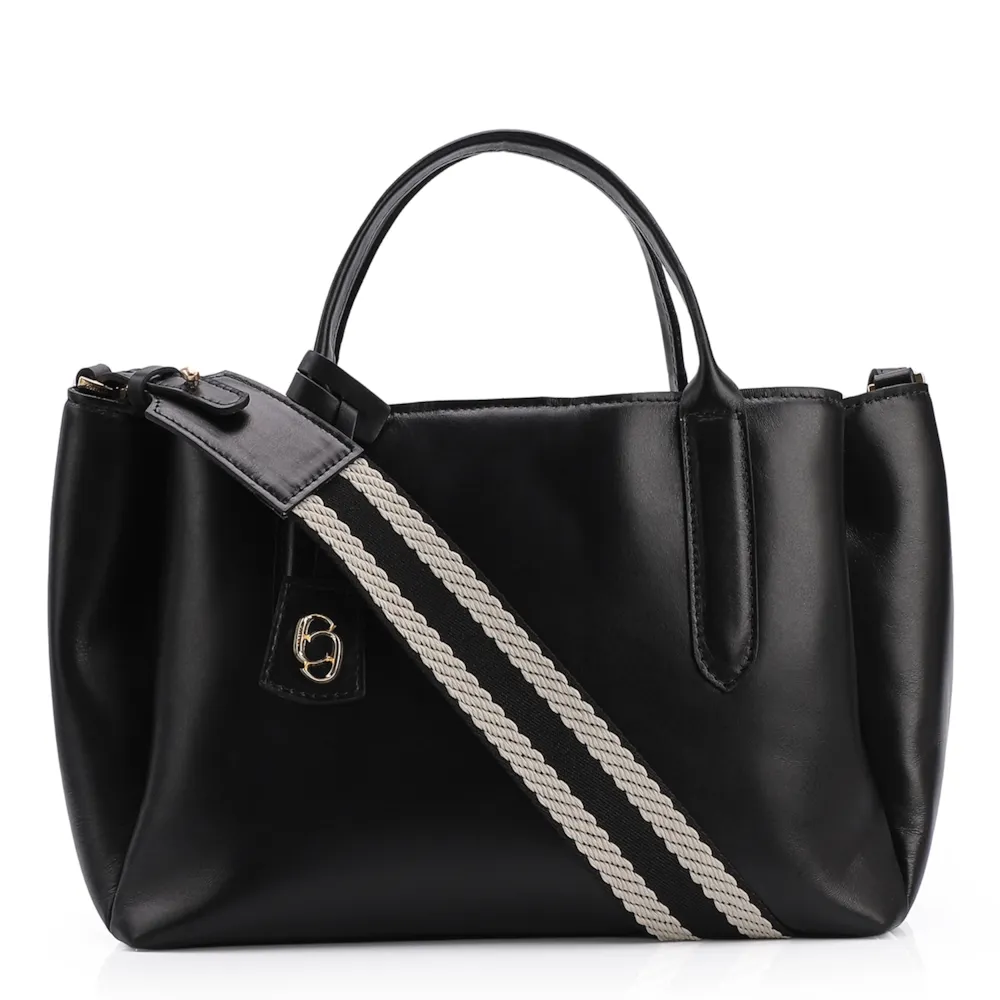 Bolsa Tote Couro Preto