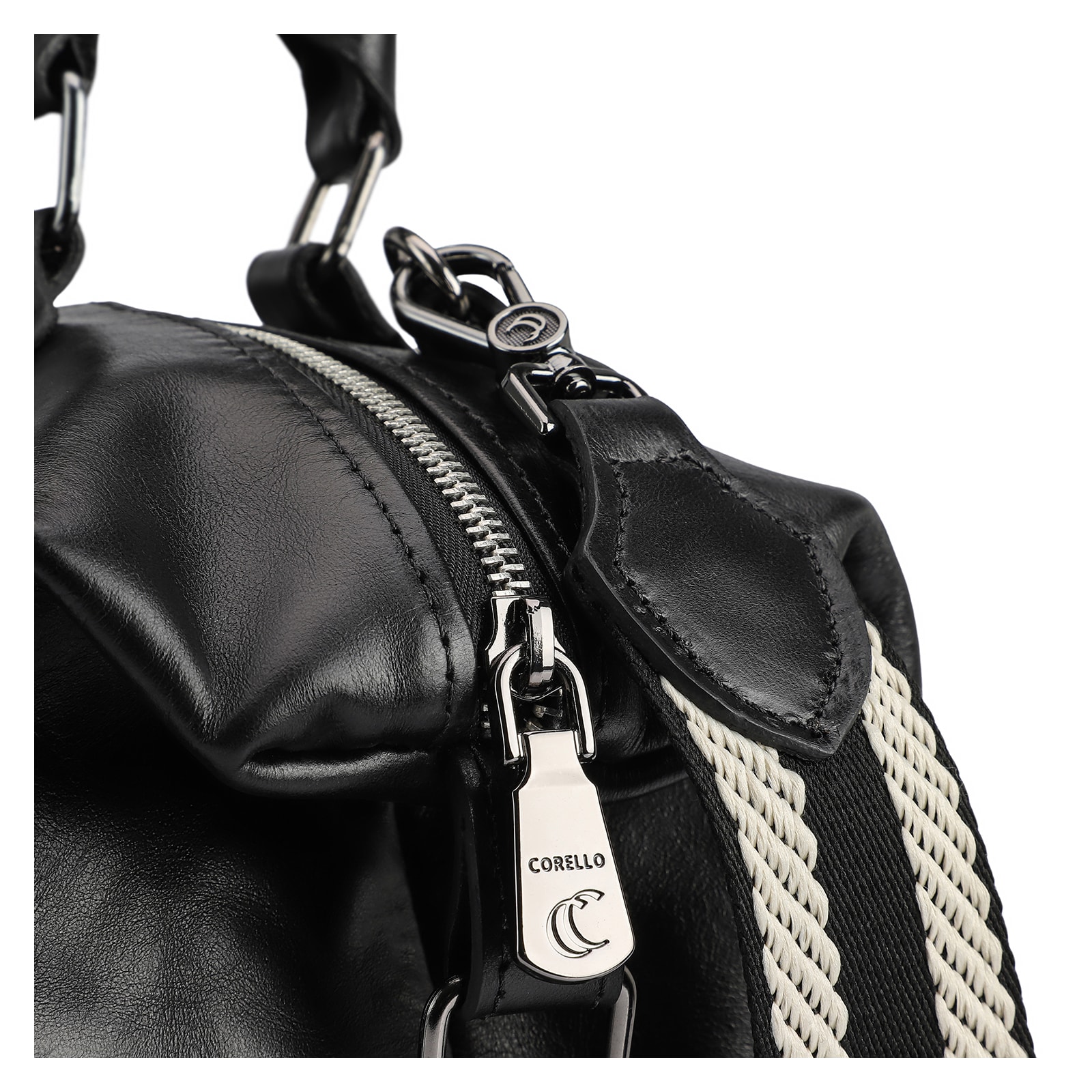 Bolsa Tote Couro Preto