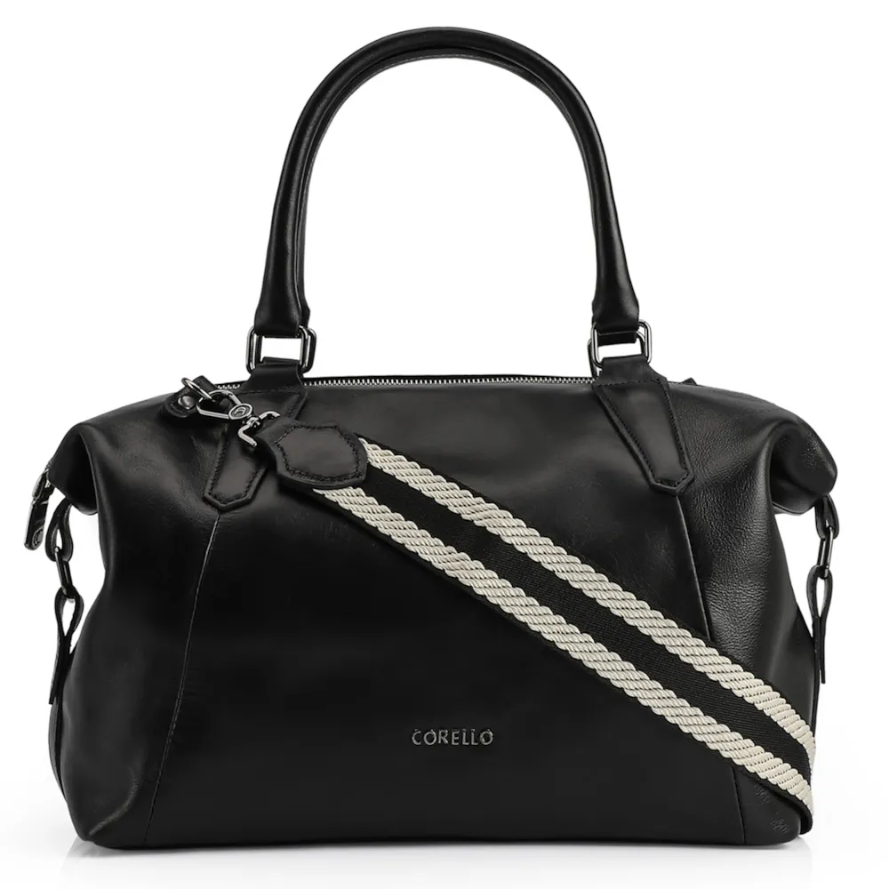 Bolsa Tote Couro Preto
