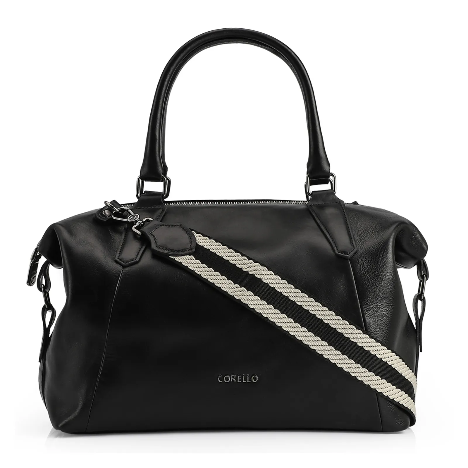 Bolsa Tote Couro Preto