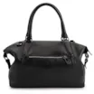 Bolsa Tote Couro Preto/Faixa - imagem 3