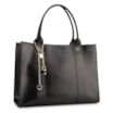 Bolsa Tote Couro Preto/Lezard Preto - imagem 2