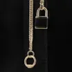 Bolsa Tote Couro Preto/Lezard Preto - imagem 8