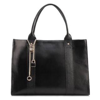 COURO PRETO/LEZARD PRETO