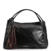 Bolsa Tote Couro Preto/Marrom - imagem 1