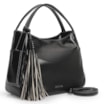 Bolsa Tote Couro Preto/Off White - imagem 2