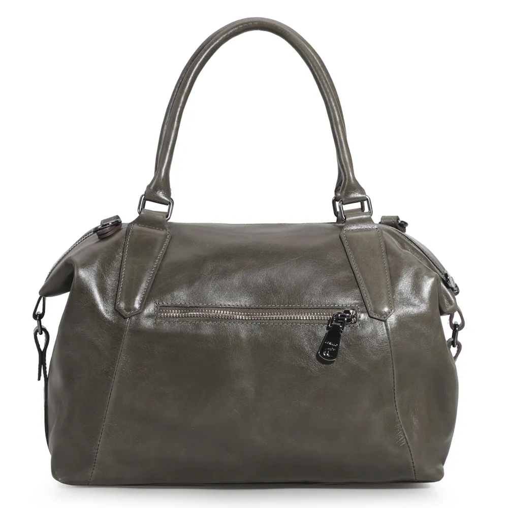 Bolsa Tote Couro Verde - imagem 4