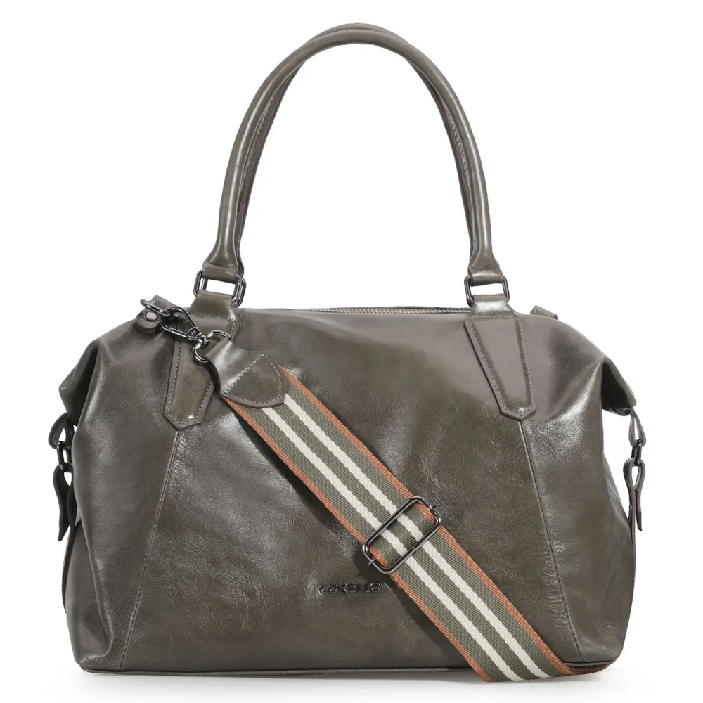 Bolsa Tote Couro Verde