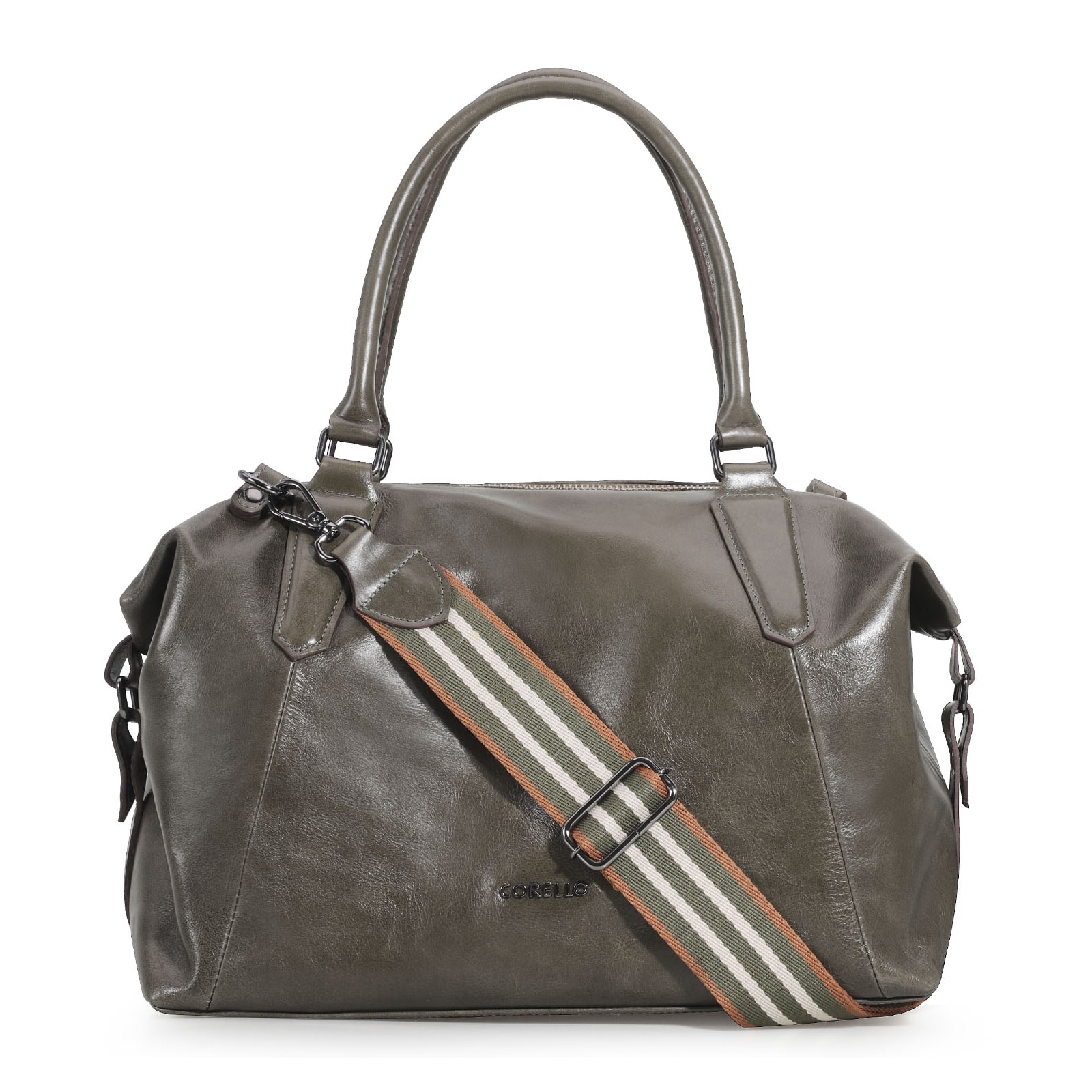 Bolsa Tote Couro Verde