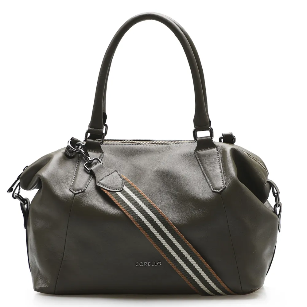 Bolsa Tote Couro Verde