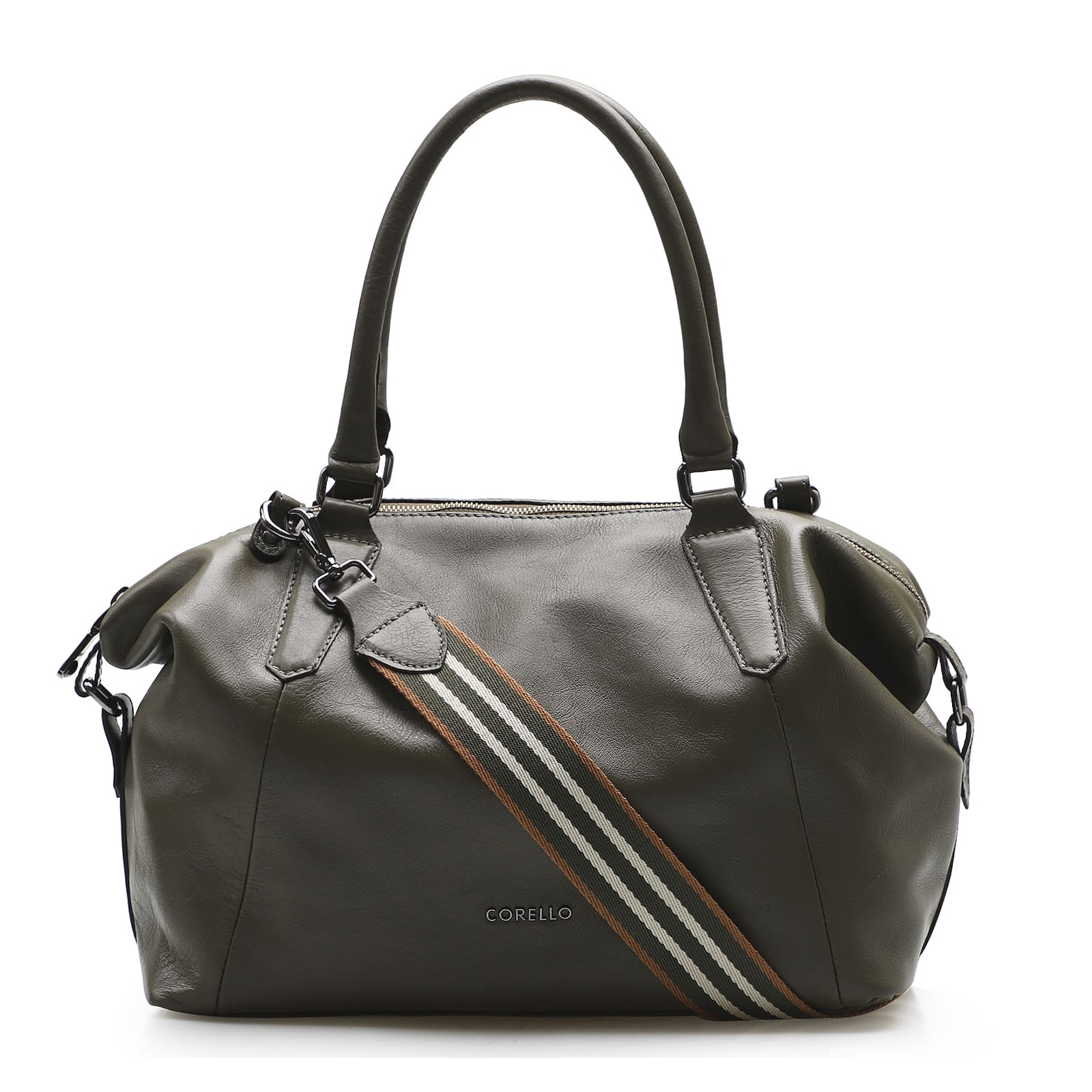 Bolsa Tote Couro Verde