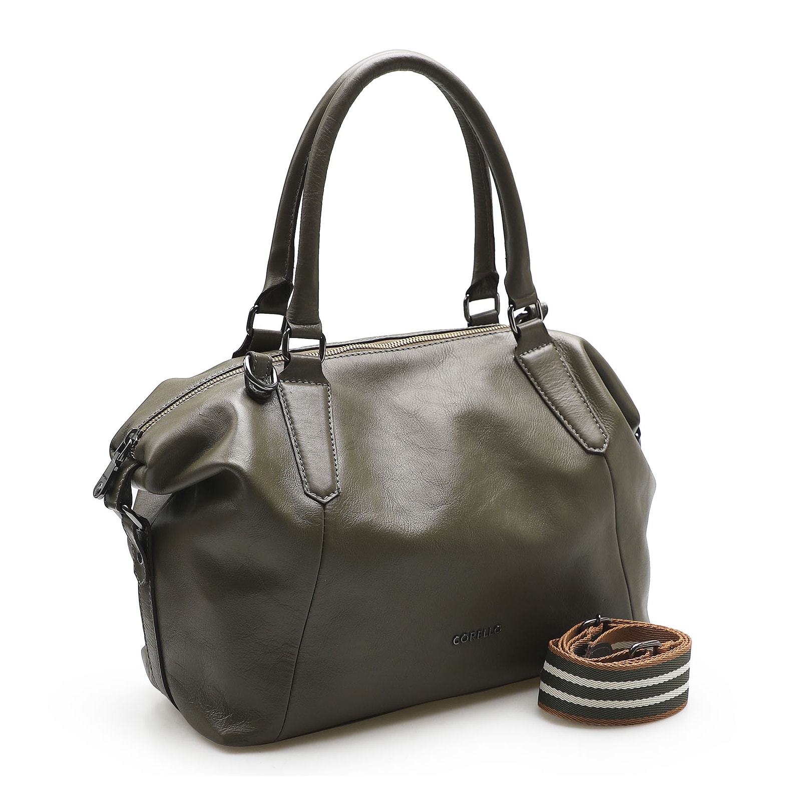 Bolsa Tote Couro Verde