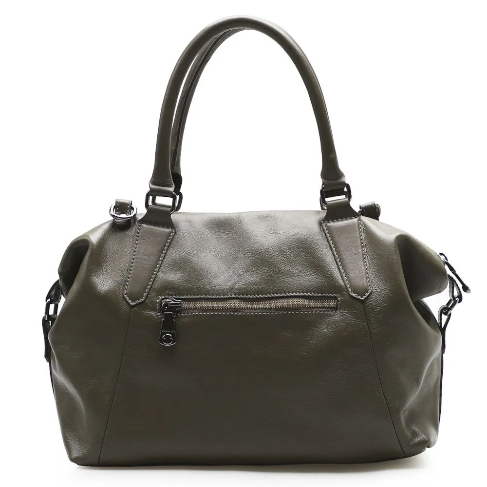 Bolsa Tote Couro Verde - imagem 3