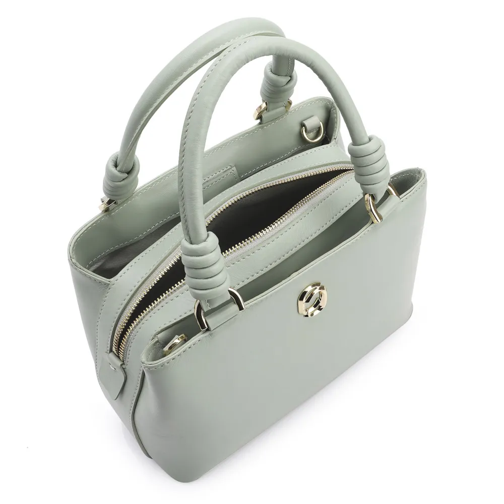 Bolsa Tote Couro Verde - imagem 4
