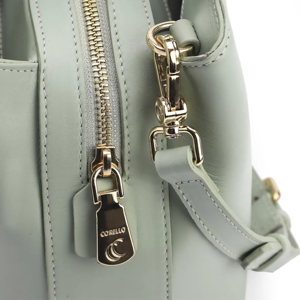 Bolsa Tote Couro Verde - imagem 5