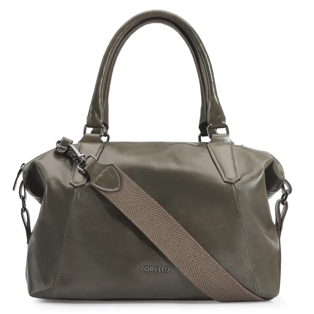 Bolsa Tote Couro Verde