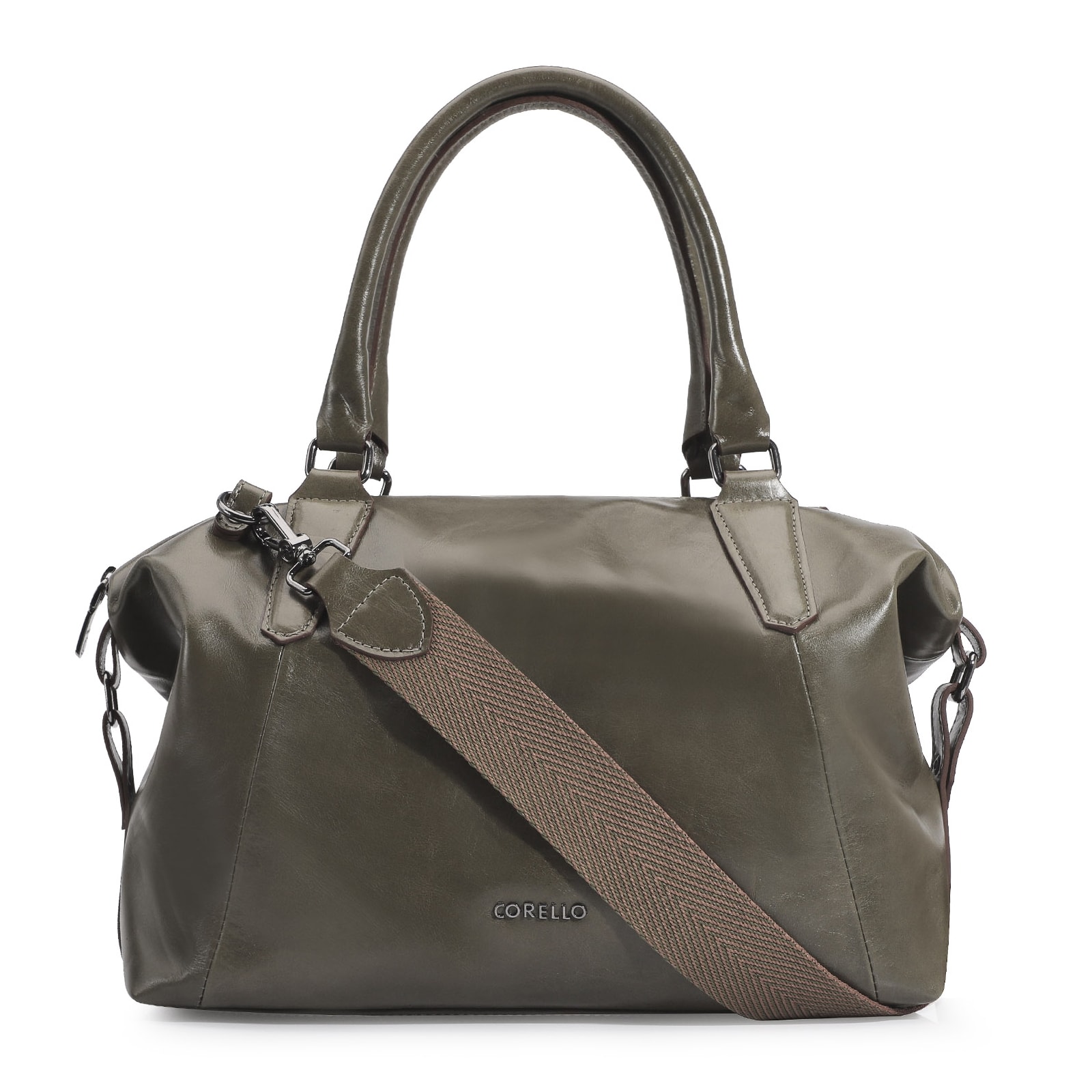 Bolsa Tote Couro Verde