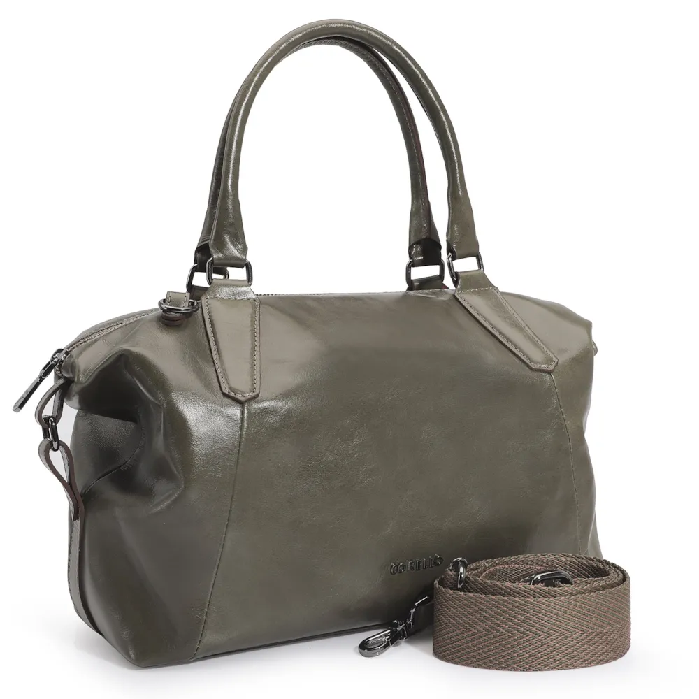 Bolsa Tote Couro Verde - imagem 2