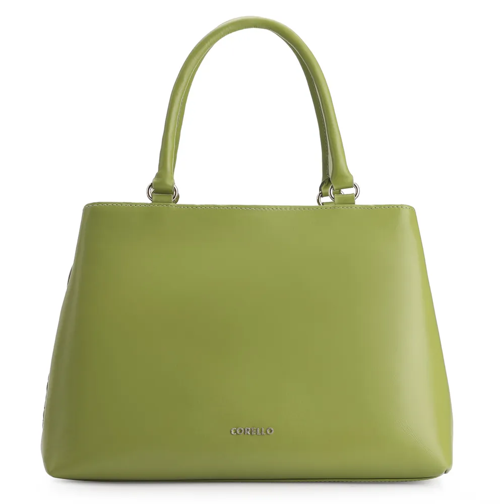 Bolsa Tote Couro Verde - imagem 3