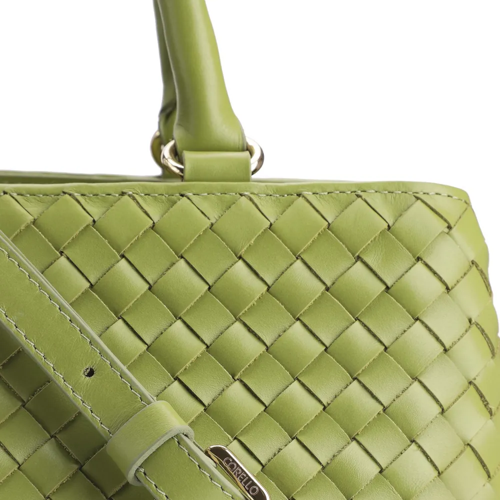 Bolsa Tote Couro Verde - imagem 7