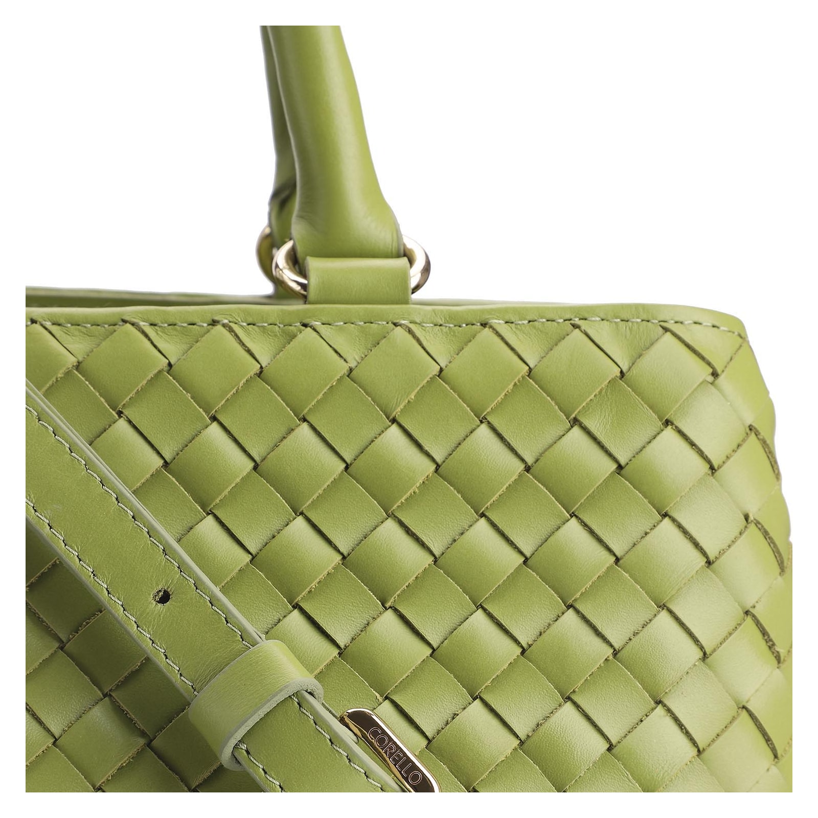 Bolsa Tote Couro Verde
