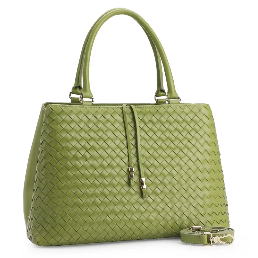 Bolsa Tote Couro Verde - imagem 2