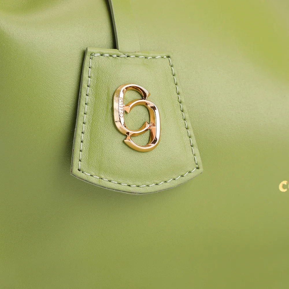 Bolsa Tote Couro Verde/Marrom - imagem 7