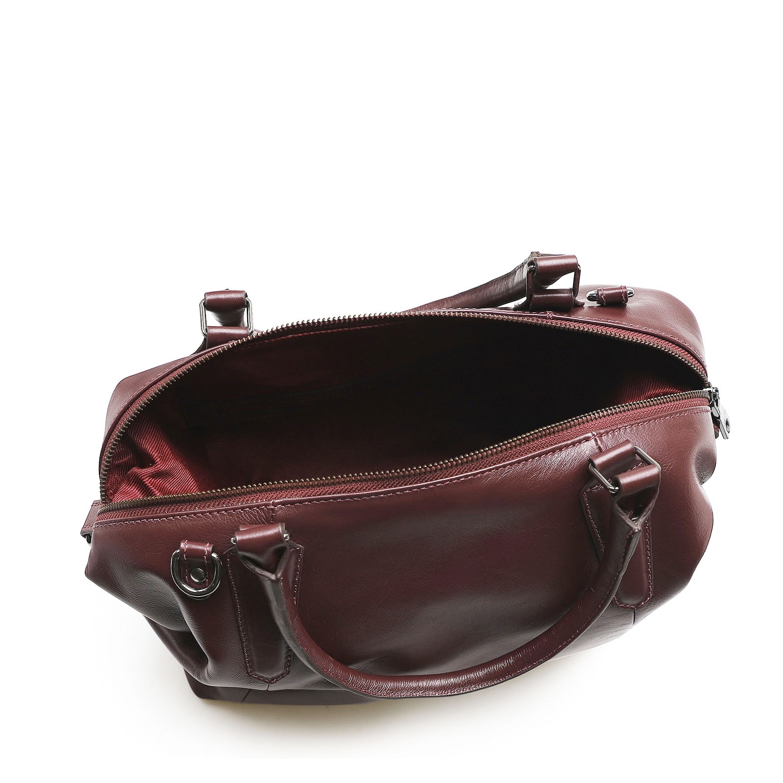Bolsa Tote Couro Vinho