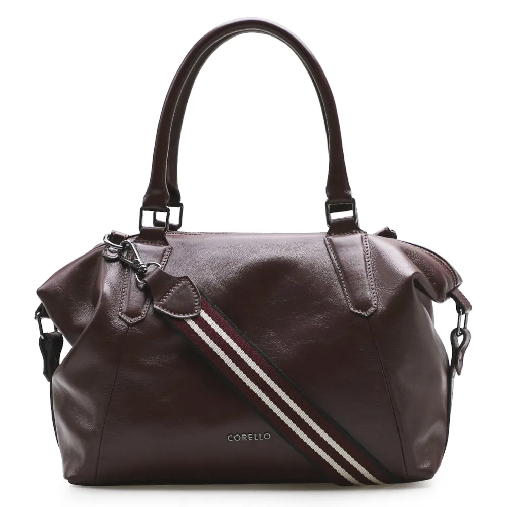 Bolsa Tote Couro Vinho