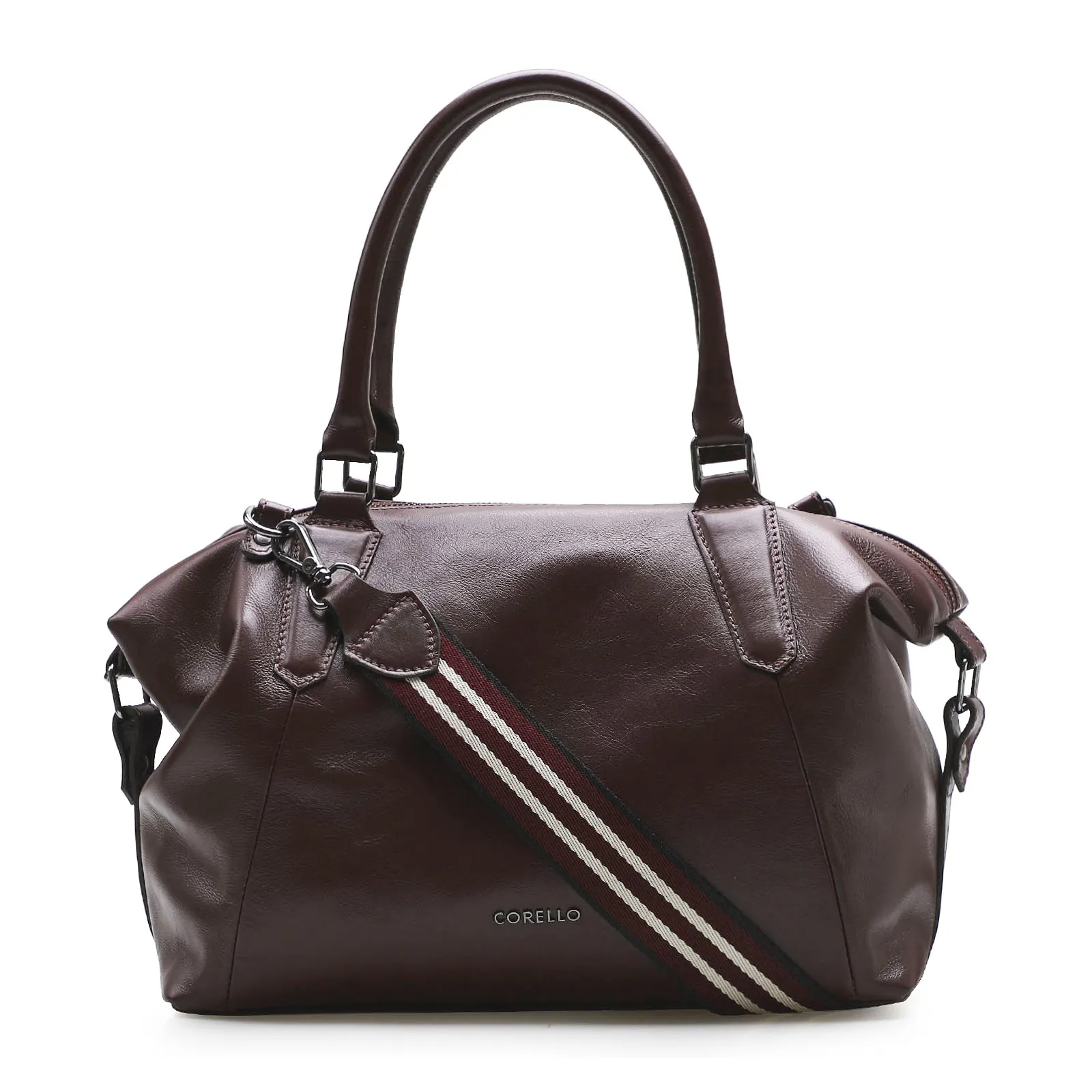 Bolsa Tote Couro Vinho