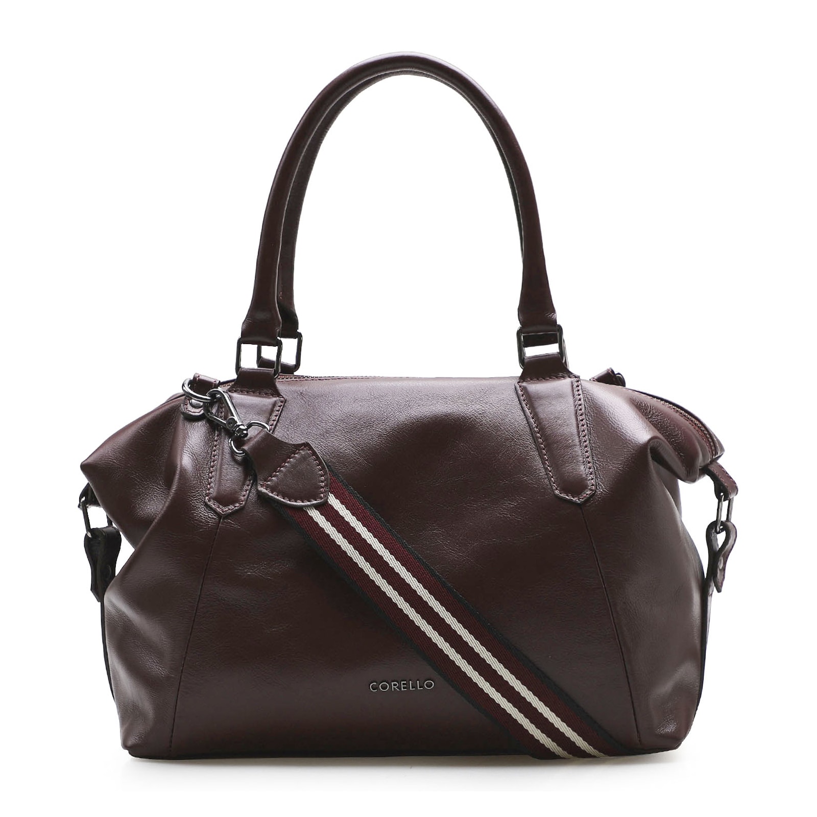 Bolsa Tote Couro Vinho