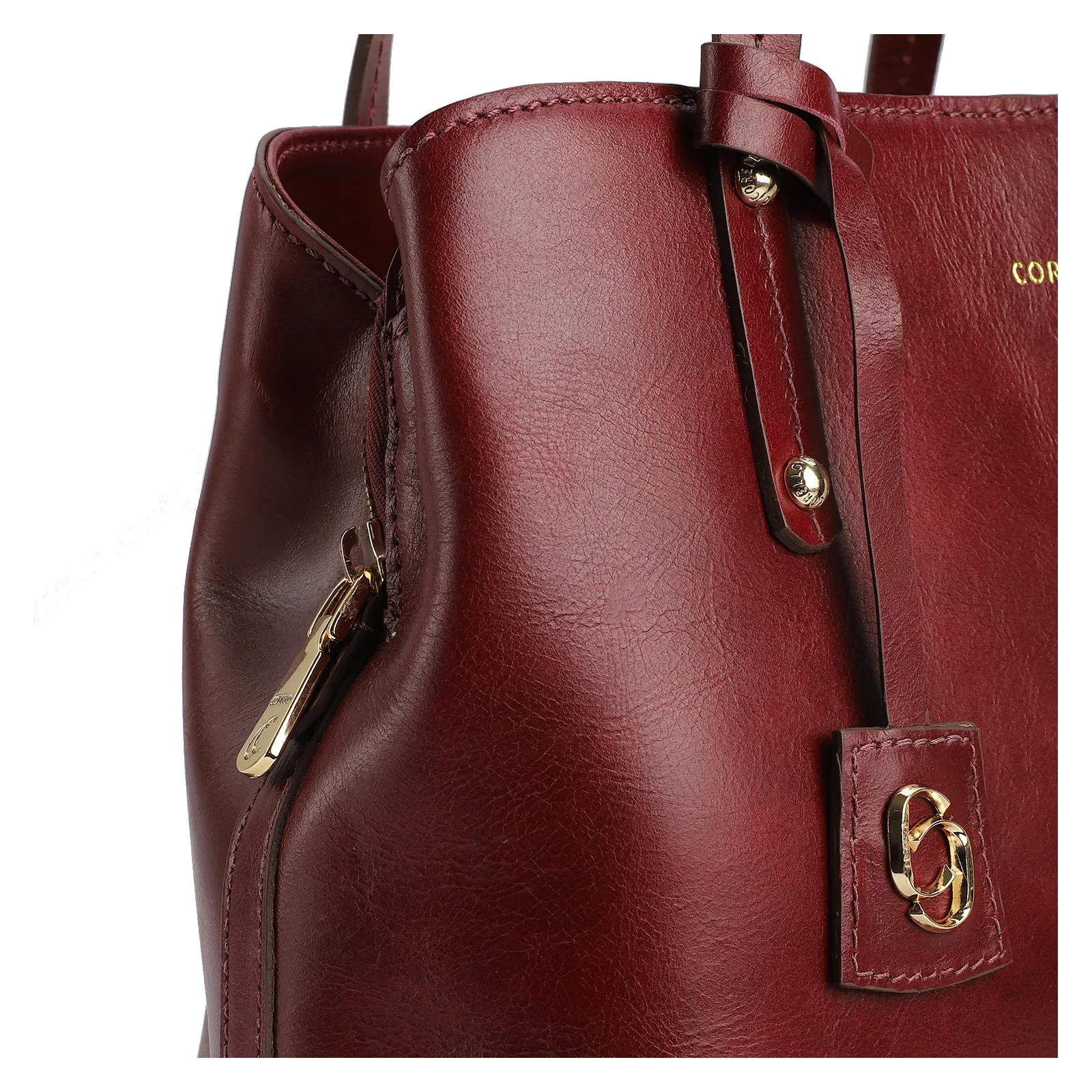 Bolsa Tote Couro Vinho