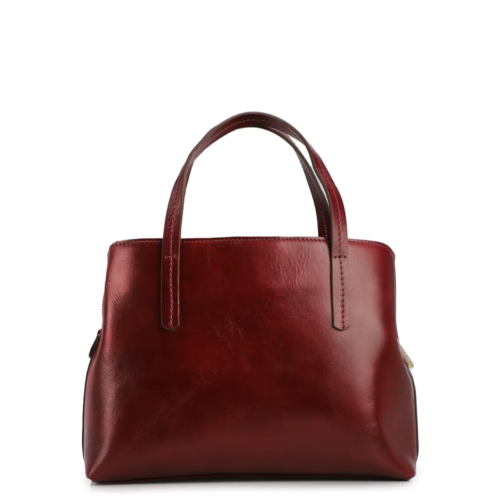 Bolsa Tote Couro Vinho - imagem 3